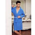 Soft Touch Fleece Men's Bathrobe With Hood